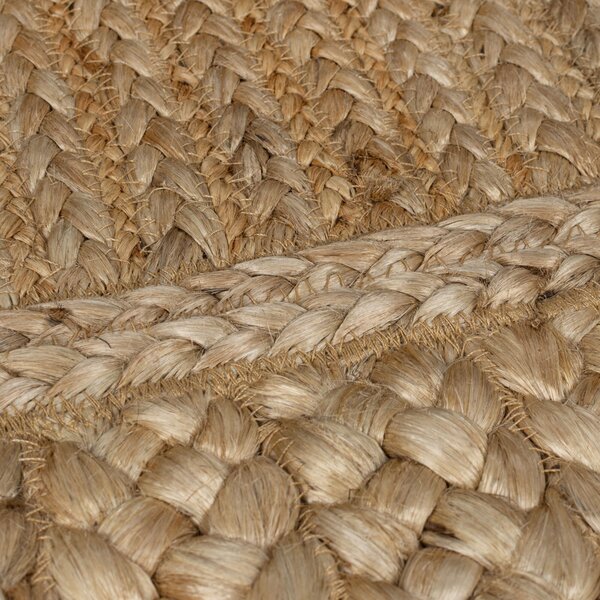 Jute Braid Border Runner