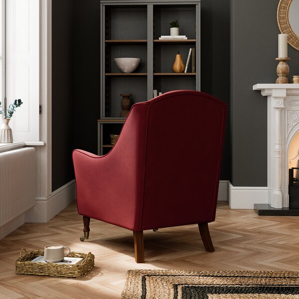 Harriet Winged Armchair, Velvet