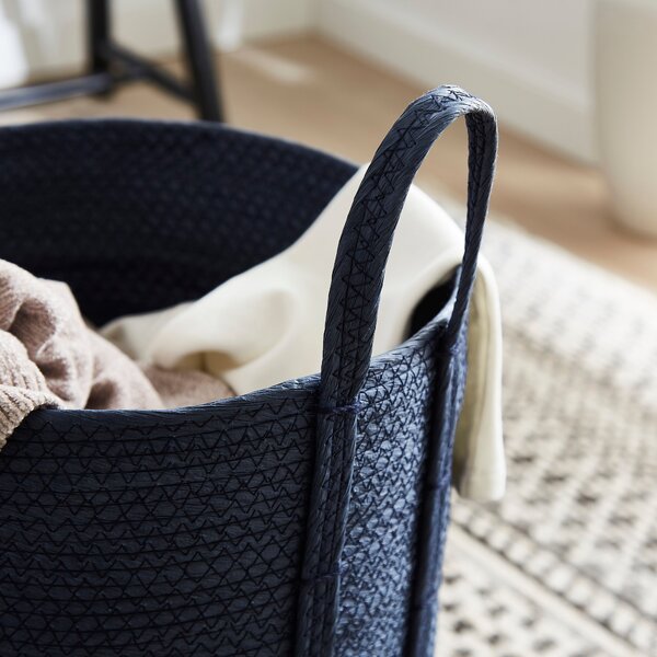 Block Colour Large Storage Basket