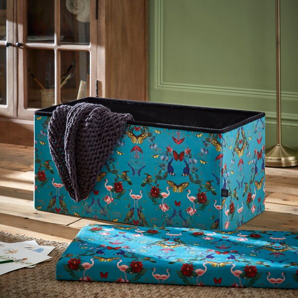 Tropical Kaleidoscope Rectangle Ottoman