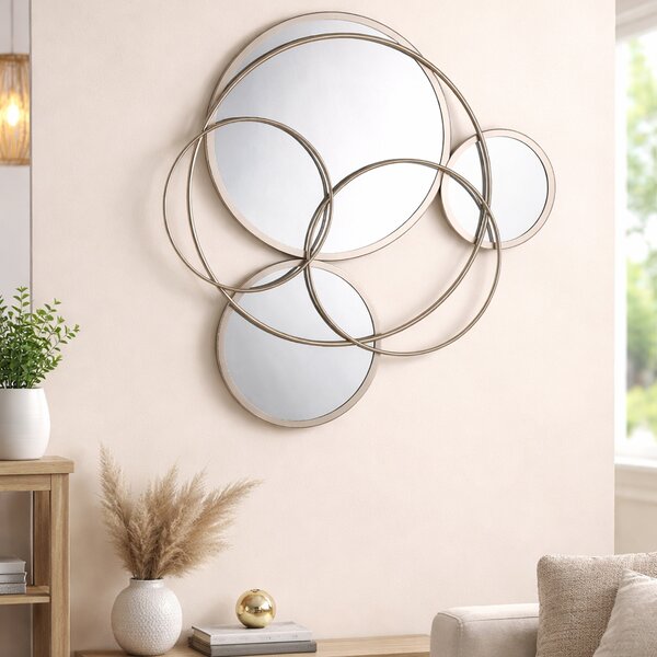 Colindale Metal Mirror In Champagne