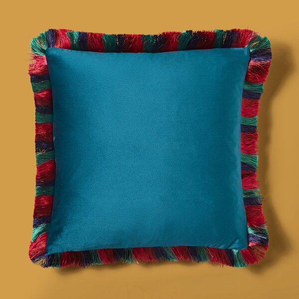 Fringe Square Cushion