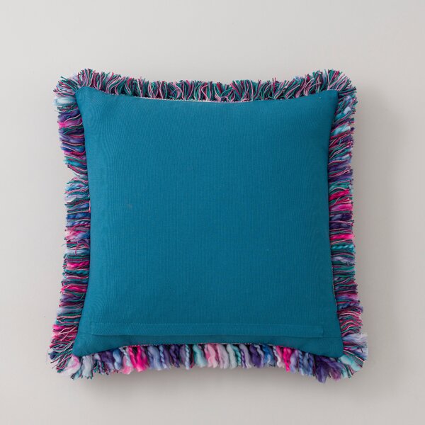 Ava Fluffy Texture Square Cushion