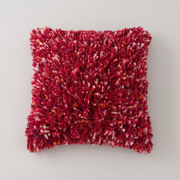 Ava Fluffy Texture Square Cushion