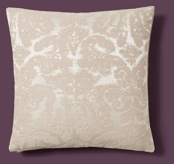 Distressed Damask Square Cushion