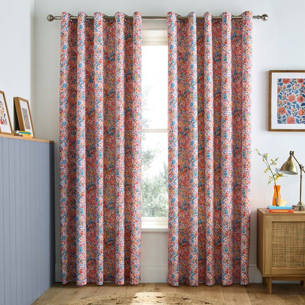 Avie Ditsy Blackout Eyelet Curtains