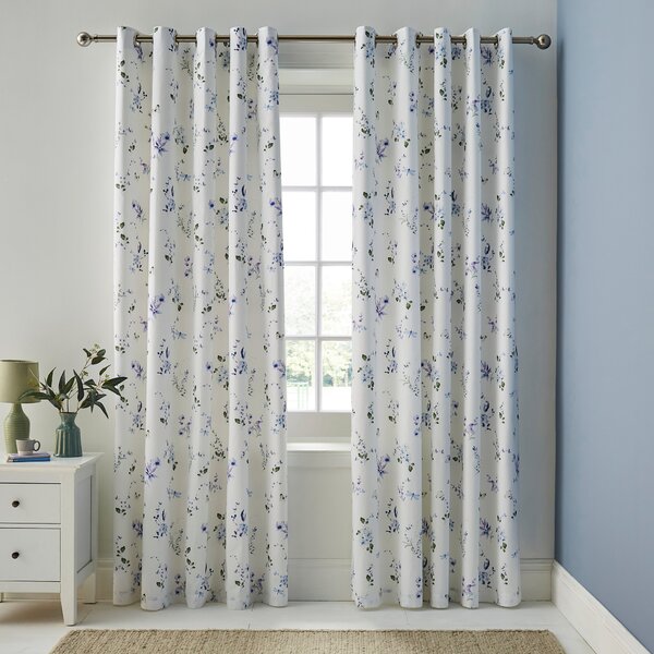 Nola Floral Eyelet Curtains