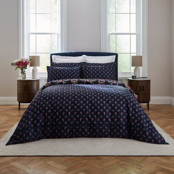 Dorma Midnight Garden Ink Duvet Cover and Pillowcase Set