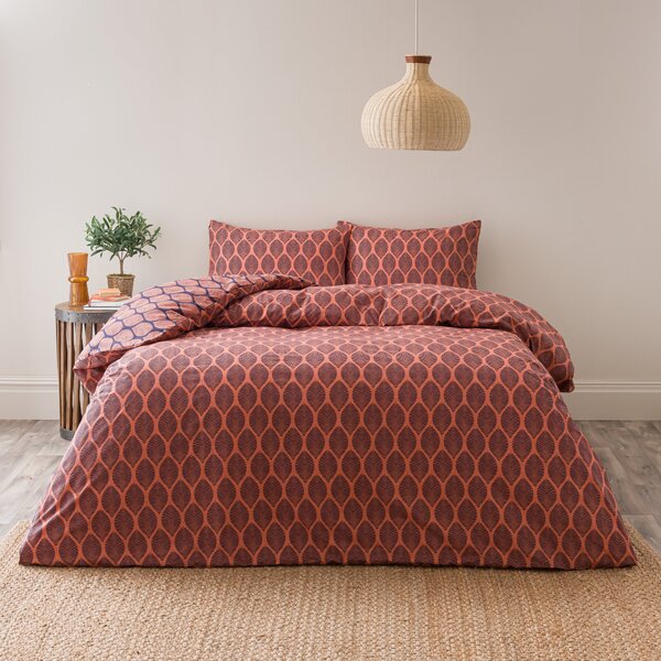 Rehan Leaves Duvet Cover & Pillowcase Set