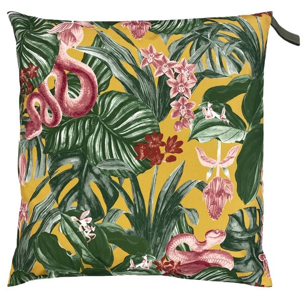 Medinilla Outdoor Floor Filled Cushion 70cm x 70cm Mustard