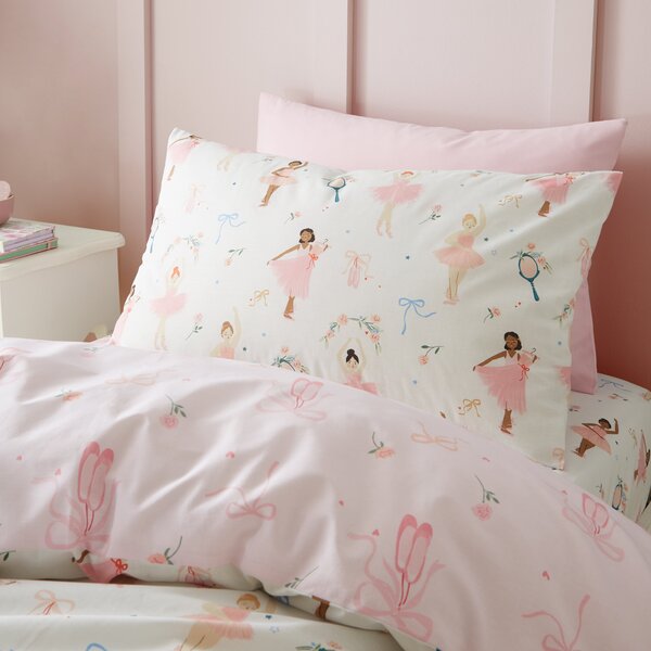 Ballet Dancer Duvet Cover and Pillowcase Set