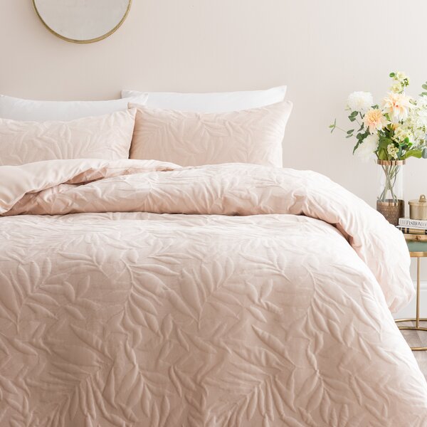 Nya Velvet Pinsonic Duvet Cover & Pillowcase Set