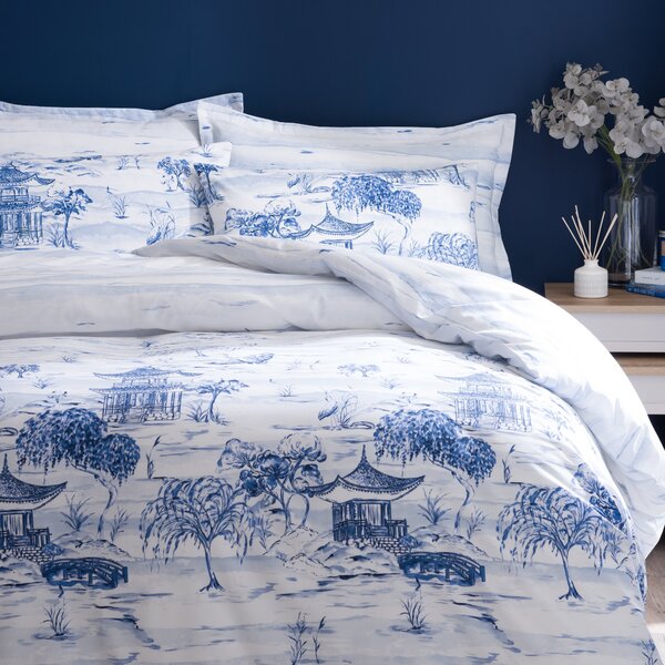 Modern Chinoiserie Duvet Cover & Pillowcase Set