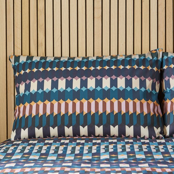 Oden Geometric Duvet Cover & Pillowcase Set