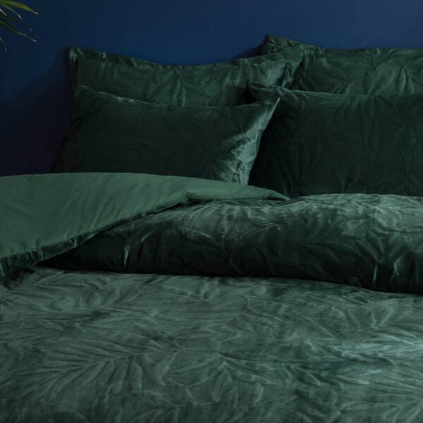 Nya Velvet Pinsonic Duvet Cover & Pillowcase Set