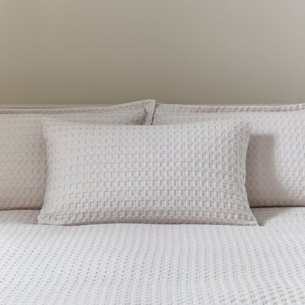 Emerson Waffle Duvet Cover and Pillowcase Set