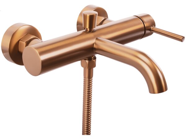 Bathroom faucet Rea Lungo Copper Brush