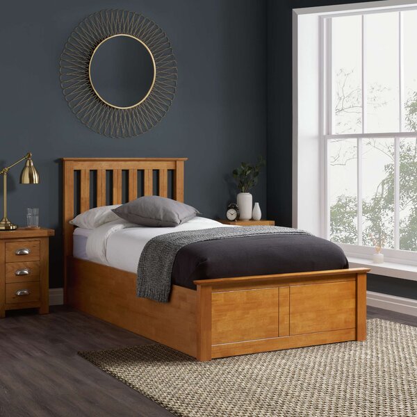 Winslow Ottoman Bed Frame Oak