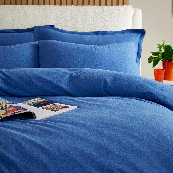 Elements Cotton Jersey Plain Duvet Cover & Pillowcase Set​