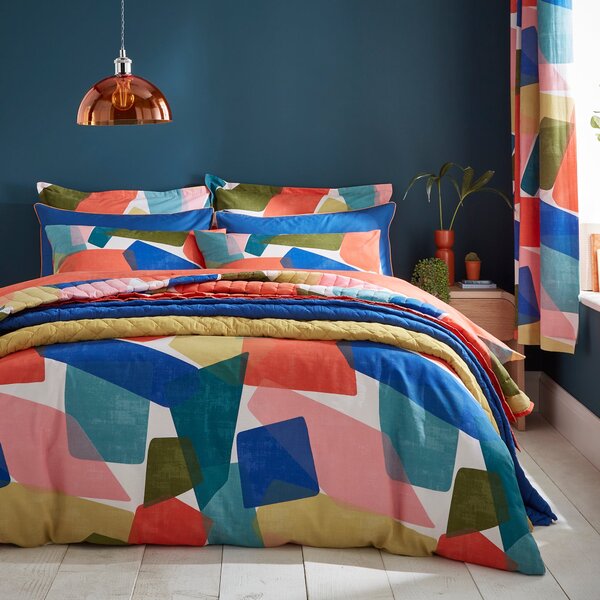 Elements Abstract Blocks Oxford Pillowcase