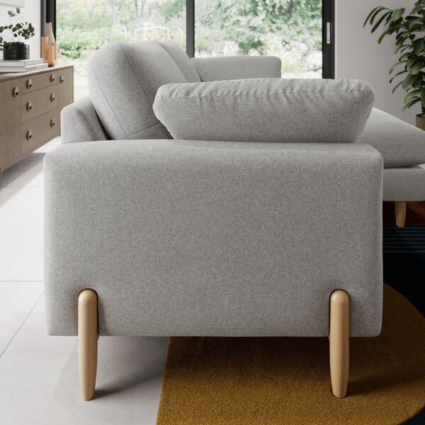 Apollo Soft Texture Corner Chaise Sofa