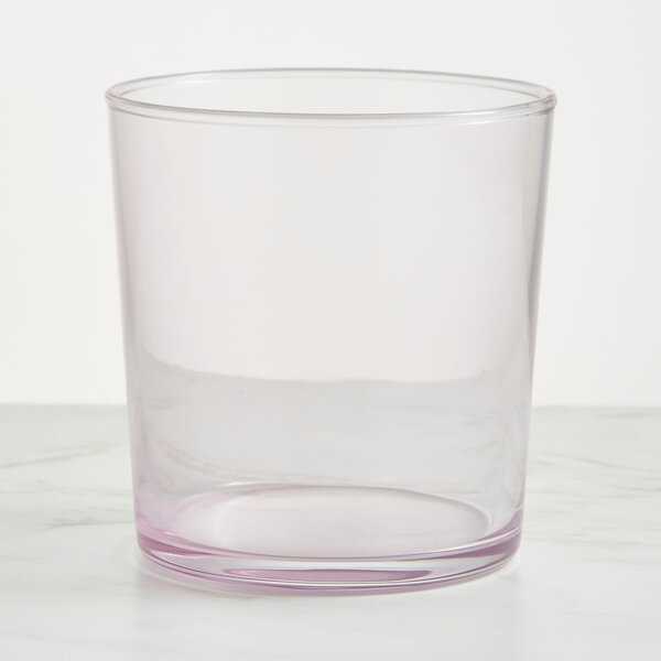 Coloured Glass Tumbler Lilac