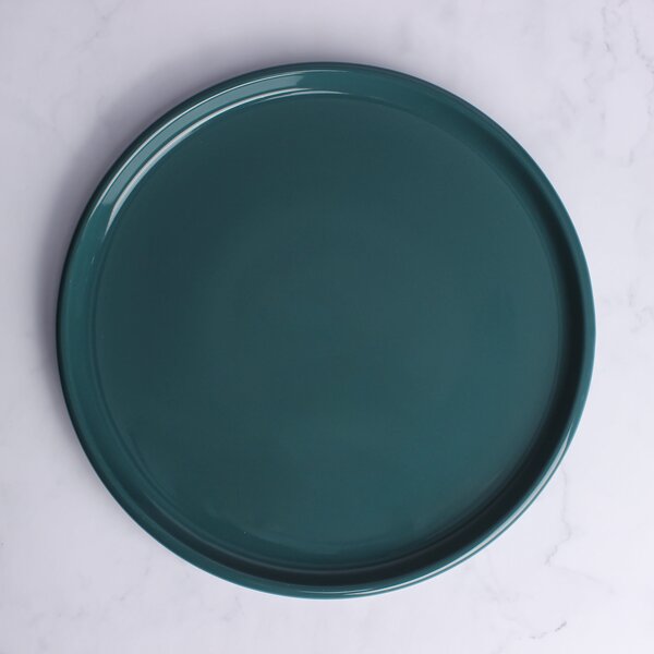Stacking Stoneware Side Plate Pacific Blue
