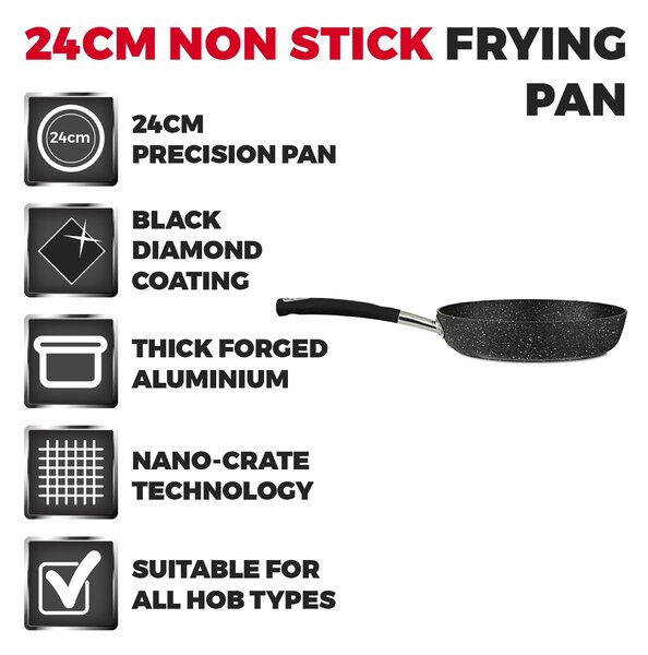 Tower Precision Non-Stick 24cm Frying Pan