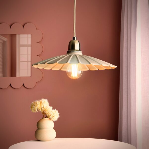 Maya Scallop Adjustable Pendant Light