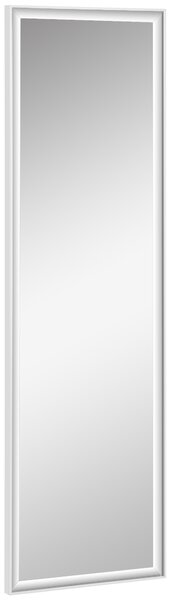HOMCOM Full Length Mirror Wall-Mounted, Rectangle Dressing Mirror for Bedroom, Living Room, White