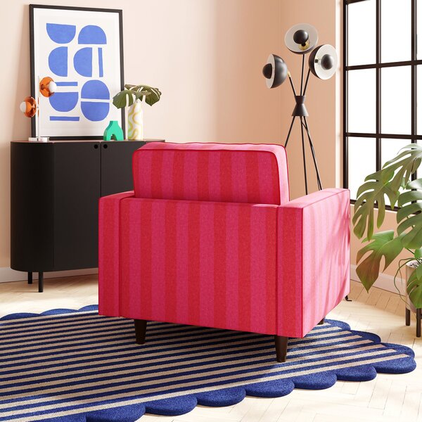 Zoe Elements Two Tone Woven Stripe Armchair