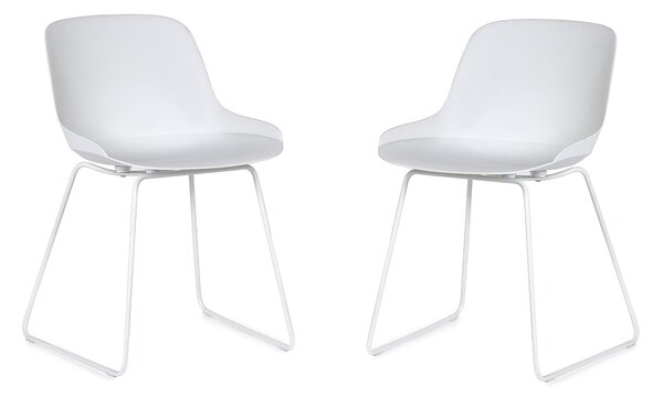 Rocco Set Of 2 Dining Chairs, Metal