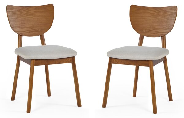 Lowry Set Of 2 Dining Chairs, Ash