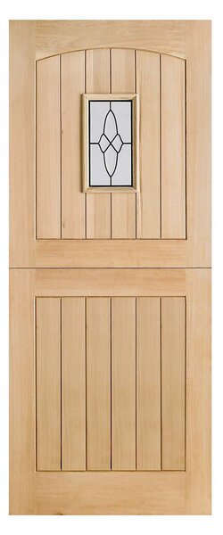 Cottage - Stable - 1 Lite Glazed Exterior Door - Oak - 1981 x 762 x 44mm