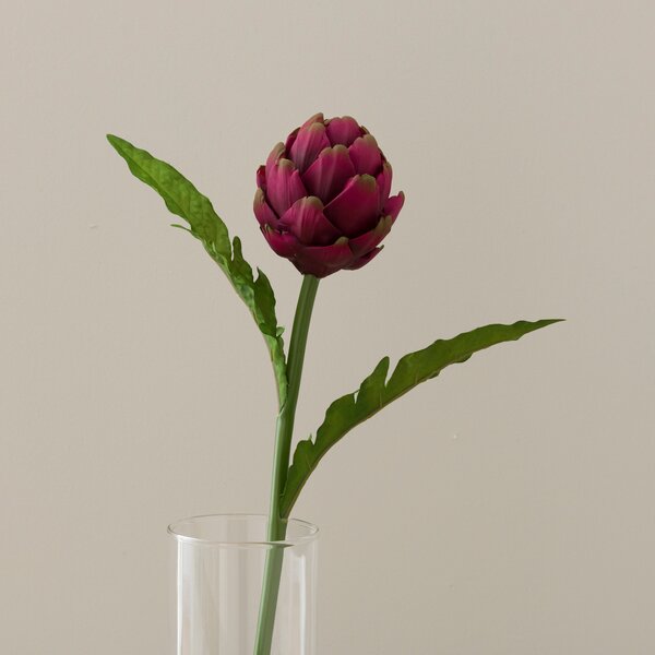 Artificial Purple Artichoke Stem