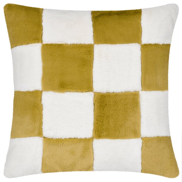 Heya Home Cozee Check Square Cushion