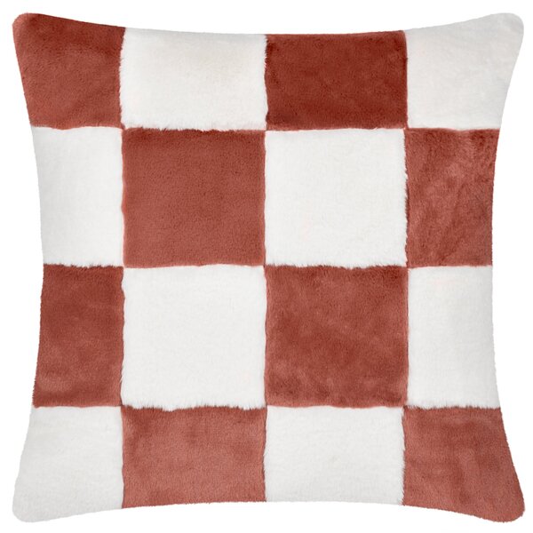 Heya Home Cozee Check Square Cushion