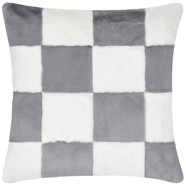 Heya Home Cozee Check Square Cushion