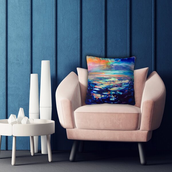 The Art Group Scott Naismith Hebridean Resonance 2 Velvet Square Cushion