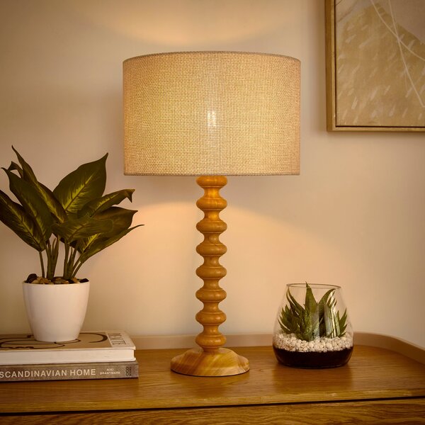 Barkweave Drum Lamp Shade