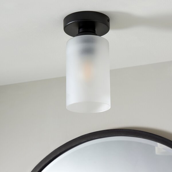 Fryer Bathroom Flush Ceiling Light