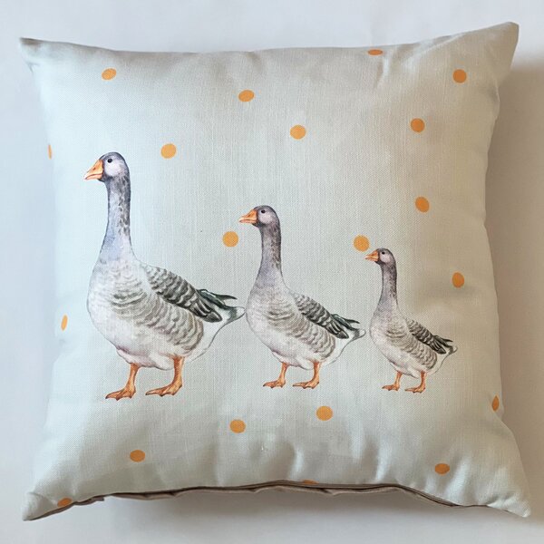 Daro Geese Farm Square Cushion