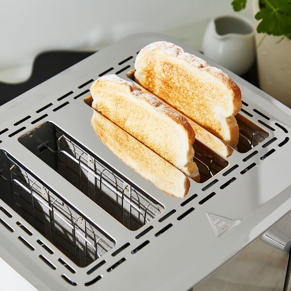 White Marble 4 Slice 1.5KW Toaster