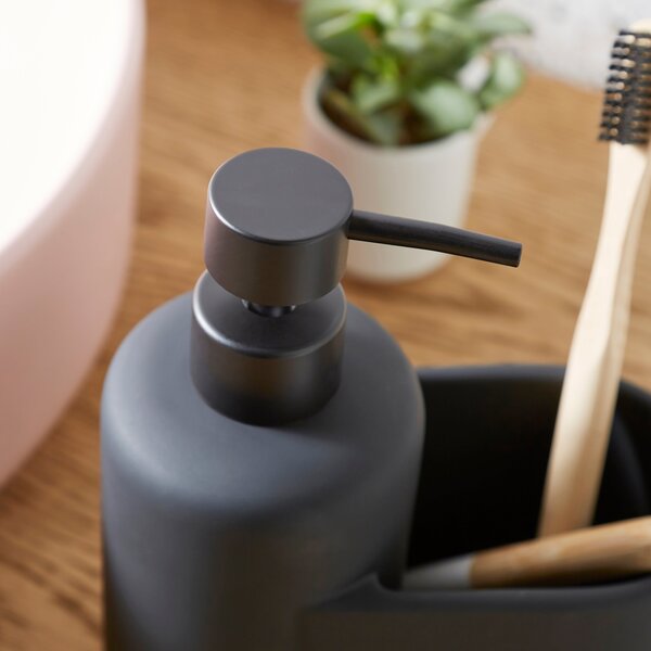 Elements Matte Duo Soap Dispenser and Storage