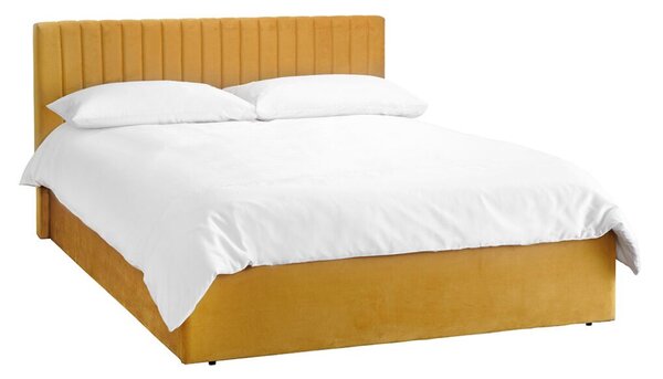 Wellin Mustard Kingsize Bed