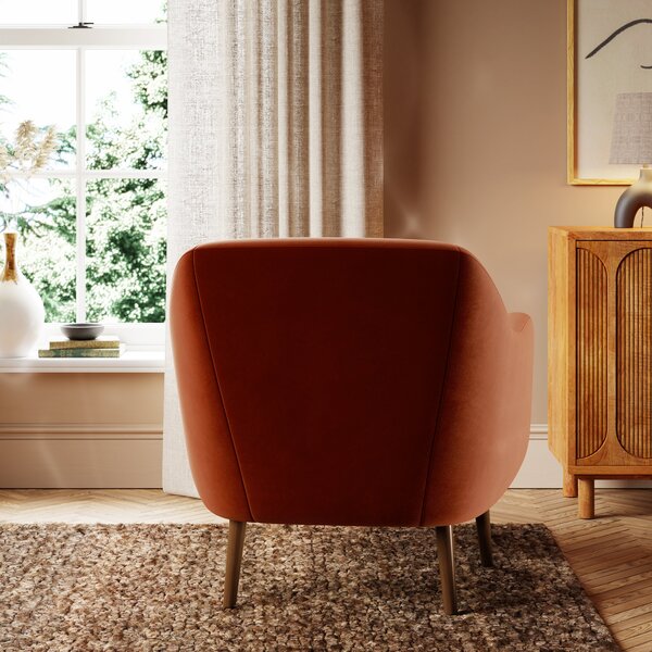 Eddie Velvet Tub Armchair