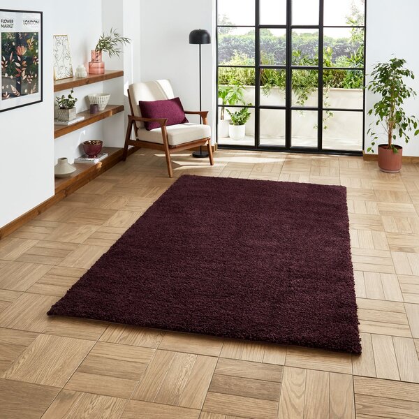 Sierra 9000 Shaggy Rug Purple