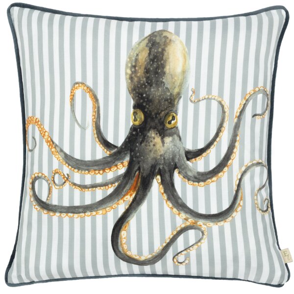 Evans Lichfield Salcombe Octopus Square Cushion