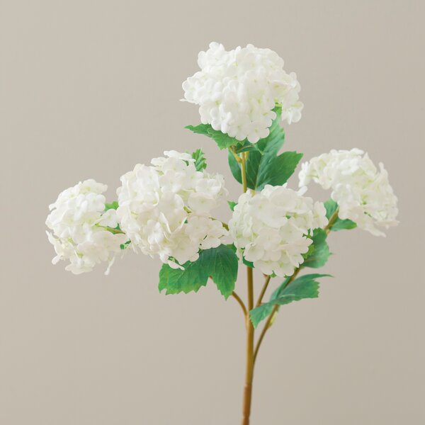 Artificial White Viburnum Stem