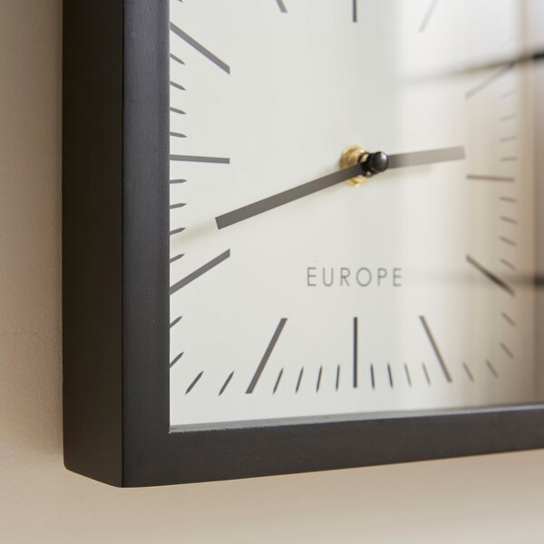 World Time Zone Wall Clock